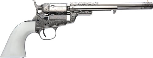 CIMARRON 1851RM WB HICKOK - 38SPL 7.5" FS NICKEL ENGRAVED