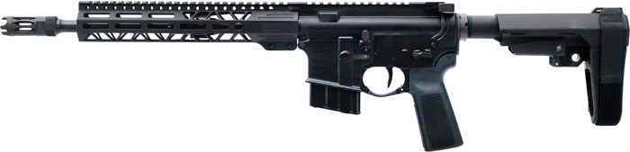 FAXON PISTOL 338 ARC 12.5" BBL - SBA3 BRACE BLACK - Image 2