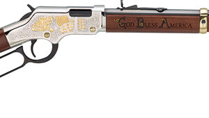 HENRY GOD BLESS AMERICA - 22S/L/LR 20" OCTAGON ENGRAVED