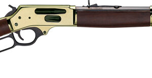 HENRY BRASS SIDE GATE 30-30 - 20" BRASS WALNUT