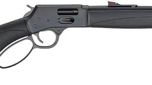HENRY X MODEL LEVER 44MAG/SPL - 17.4" TB BLUED BLACK SYN.