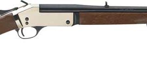 HENRY SINGLE BARREL 357/38 - 22" BRASS RECEIVER WALNUT