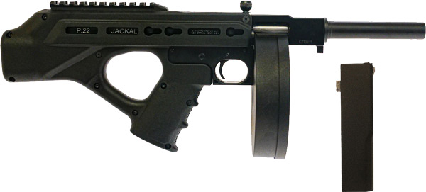 STAND MFG JACKHAMMER SD 22LR - 5 3/8" BBL 10RD STK/50 RD DRUM