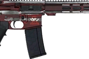 GLFA AR15 BATTLEWORN 223 WYLDE - 16" NIT BBL AMERICAN FLAG