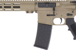 GLFA AR15 LEFT HAND RIFLE 223 - WYLDE 16" NIT BBL FDE