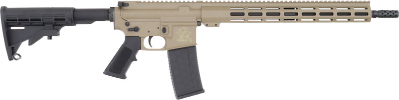 GLFA AR15 LEFT HAND RIFLE 223 - WYLDE 16" NIT BBL FDE - Image 2