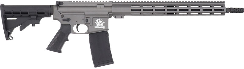 GLFA AR15 LEFT HAND RIFLE 223 - WYLDE 16" NIT BBL TUNGSTEN