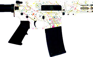 GLFA AR15 PISTOL 223 WYLDE - 7.5" S/S BBL SPLATTER WHITE