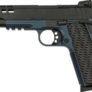 GLFA 1911 PISTOL 9MM 5" FS - BLACK SLIDE TITANIUM FRAME