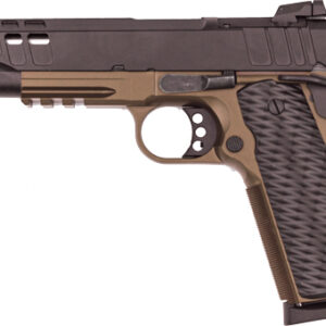 GLFA 1911 PISTOL 9MM 5" FS - BLACK SLIDE BRONZE FRAME