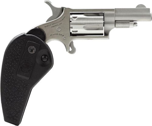 NAA MINI-REVOLVER 22LR 1-5/8" - S/S MATTE W/ HOLSTER GRIP - Image 2