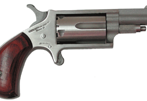 NAA MINI-REVOLVER COMBO - 22LR/22WMR 1-5/8" S/S WOOD