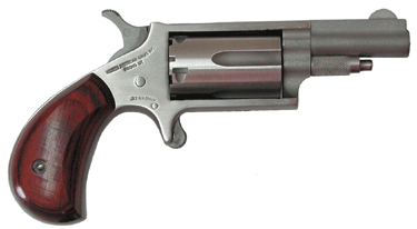 NAA MINI-REVOLVER COMBO - 22LR/22WMR 1-5/8" S/S WOOD