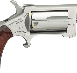 NAA SIDEWINDER 22WMR 1.5" - SWINGOUT CYLINDER S/S MAT WOOD