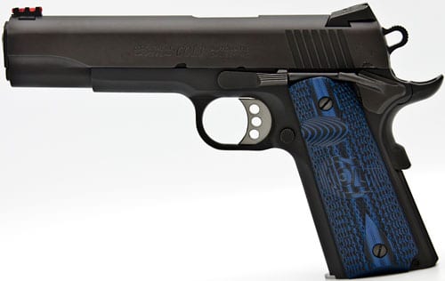 COLT COMPETITION 45ACP 5" 8RD - BLUED BLUE G10 GRIPS