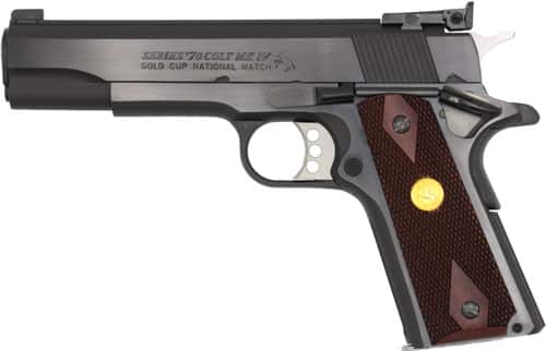 COLT GOLD CUP NATIONAL MATCH - 9MM 5" 8RD SERIES 70 BLUED