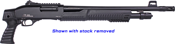 IVER JOHNSON PUMP 12GA 3" 18" - CYL BLUED QD PISTOL GRIP STOCK