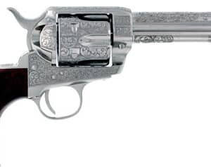 CIMARRON BUFFALO BILL CODY - 357MAG 5.5" ENGRAVED NICKEL