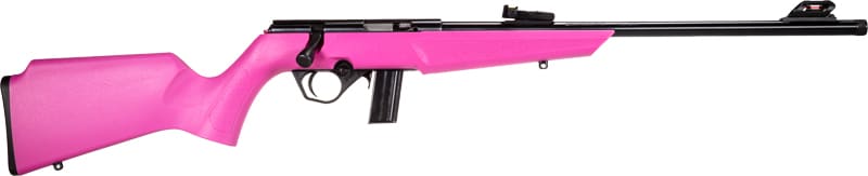 ROSSI RB22 COMPACT 22LR BOLT - 16.5" PINK SYNTHETIC