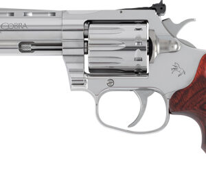COLT KING COBRA 22LR 4.25" 6RD - STAINLESS SNAKE GRIPS (TALO)