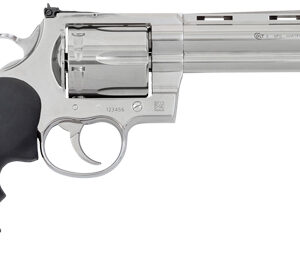 COLT ANACONDA 44MAG 6" 6RD - STAINLESS RUBBER GRIPS