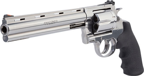 COLT ANACONDA 44MAG 8" 6RD - STAINLESS RUBBER GRIPS