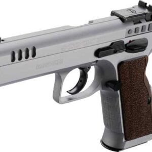 TANFOGLIO STOCK II 9MM 4.45" - 17RND CHROME/CHROME BULL BBL