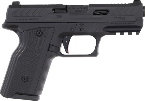 FUSION XF PRO 9MM 4" 10RD - BLACK OPTIC READY/GLOCK MAGS