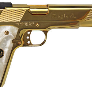 IVER JOHNSON EAGLE XL - 45ACP 6" 24K GOLD WHITE PEARL