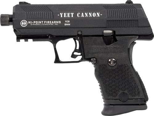 HI-POINT PISTOL C9 9MM 8RD - YEET CANNON ENGRAVED BLACK