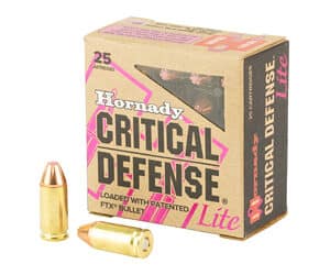 HRNDY CD 9MM 100GR FTX LITE 25/250