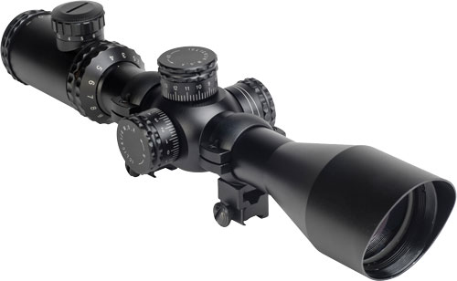 HATSAN OPTIMA 2.5-10X50E SFT - SCOPE W/ RINGS & CAPS