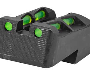 HIVIZ LTWV REAR SA 1911 GRN/RD/BLK