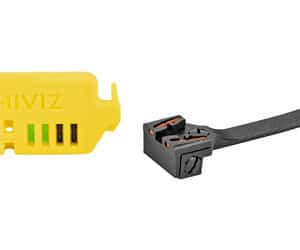 HIVIZ ADJ REAR SIGHT S&W RVLVR GR/RD
