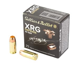 S&B 40 S&W 130GR XRG 25/1000
