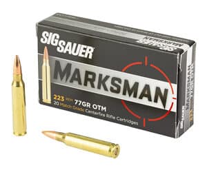 SIG AMMO 223REM 77GR OTM 20/500