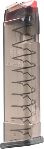 ETS MAGAZINE FOR GLOCK 40SW - 16RD CRBN SMOKE 22/23/24/27