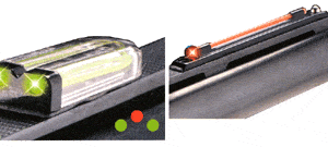 TRUGLO SIGHT SET GOBBLE-DOT - FOR ALL VENT RIBS RED/GREEN