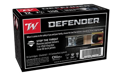 WIN DEFENDER 12GA 2.75" 3-00/1OZ 10/