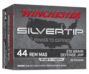 WIN SILVERTIP 44 REM MAG 210 GR JHP