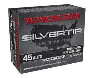 WIN SILVERTIP 45ACP 185GR HP 20/200