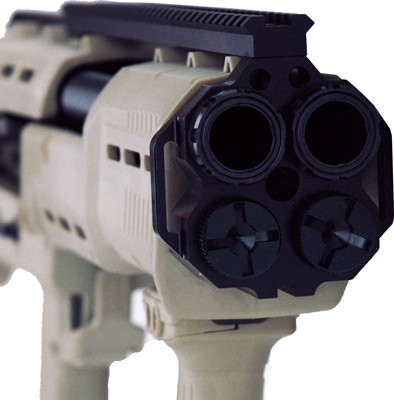 DP-12 12 GA DOUBLE BARREL PUMP - SHOTGUN 16 RDS TAN - Image 3