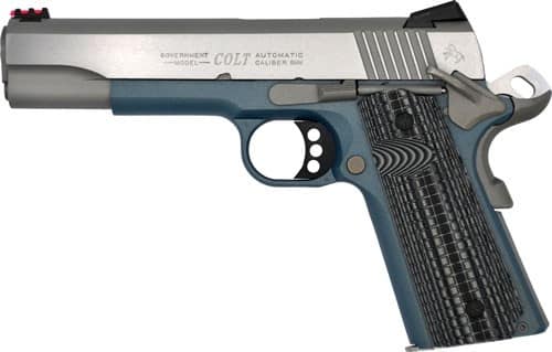 COLT COMPETITION 9MM 5" 8RD - BLUE TITANIUM/STAINLESS G10 - Image 2