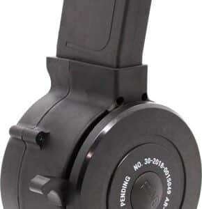 IVER JOHNSON MAGAZINE AR15 - 223 50RD DRUM BLACK POLYMER