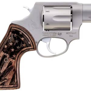 856 .38 SPL 2" SS/SS WOOD US FLAG GRIPS 6RD