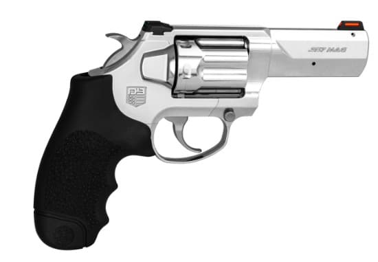 DB SDR 357 Mag 3" SA/DA FO Hogue SS/Blk 6rd