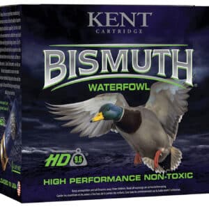 Kent Cartridge B123W404 Bismuth Waterfowl 12 Gauge 3" 1 3/8 oz Bismuth 4 Shot 25 Per Box/ 10 Case