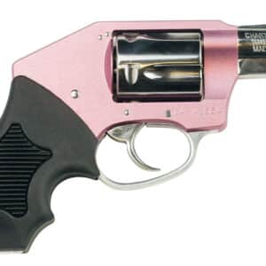 Charter Arms 53852 Chic Lady Off Duty Small 38 Special, 5 Shot 2" High Polished Stainless Steel Barrel & Cylinder, Pink Aluminum Frame, Pearl Grip, Concealed Hammer