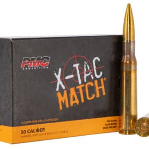 PMC 50XM X-Tac Match 50BMG 740gr Solid Brass 10 Per Box/20 Case
