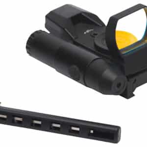 Firefield FF26023 Impact Duo Reflex Sight Matte Black 1 x 31 mm x 22 mm 3 MOA/5 MOA Red Dot Multi Reticle Red Laser